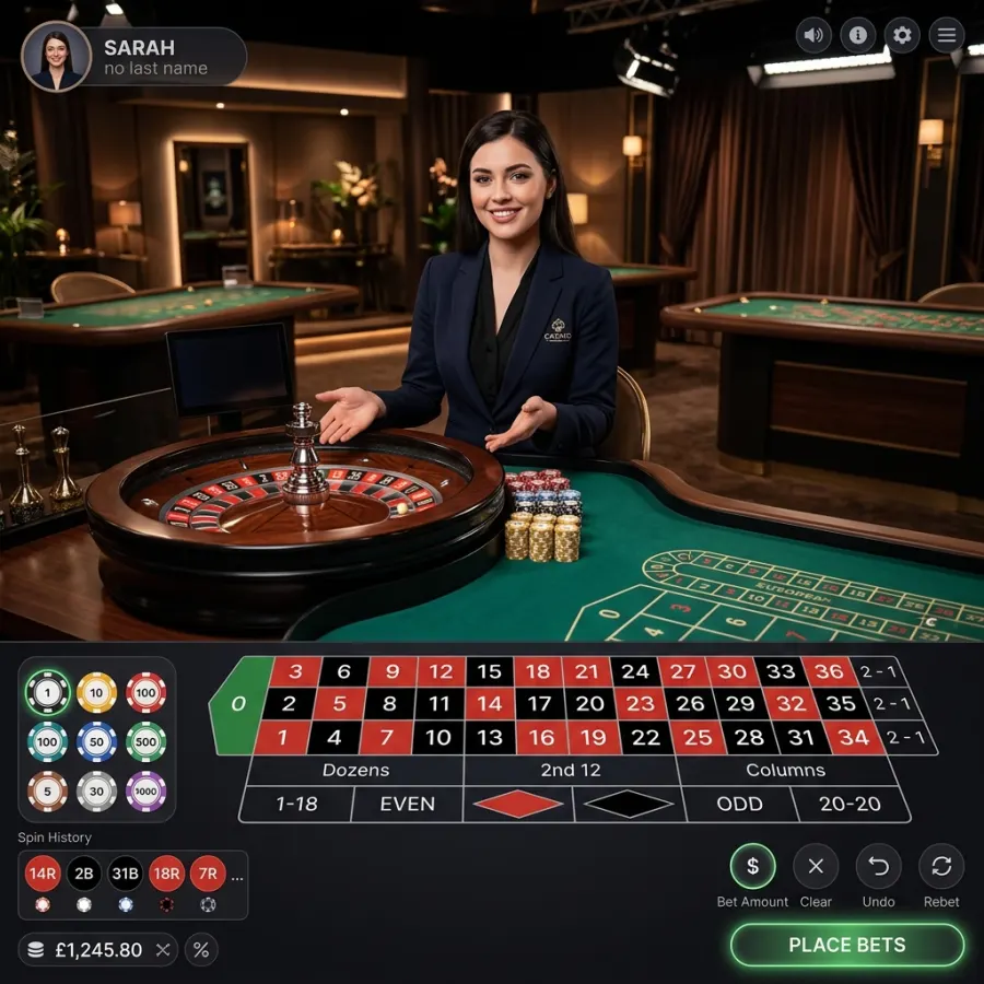Bon Rush Casino Live Dealer Action