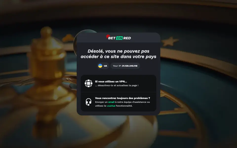 Betonred Casino desktop view