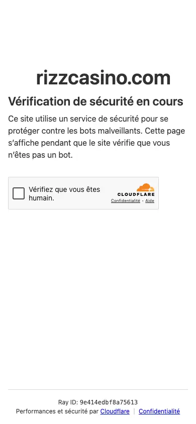 Rizz Casino mobile view