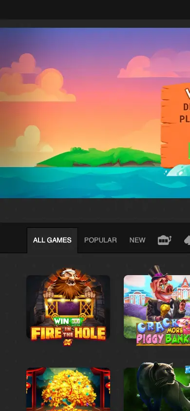 WinOui Casino mobile view