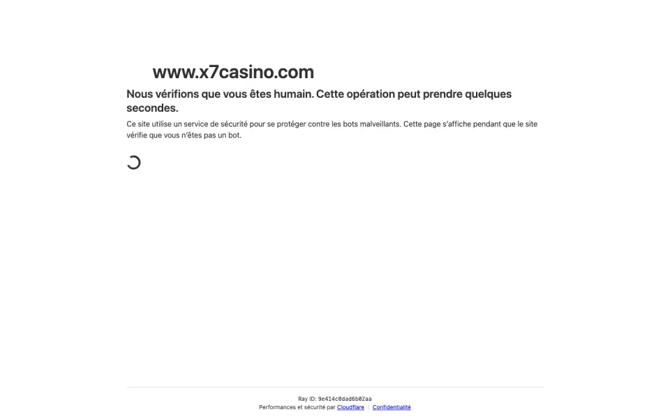 X7 Casino desktop view